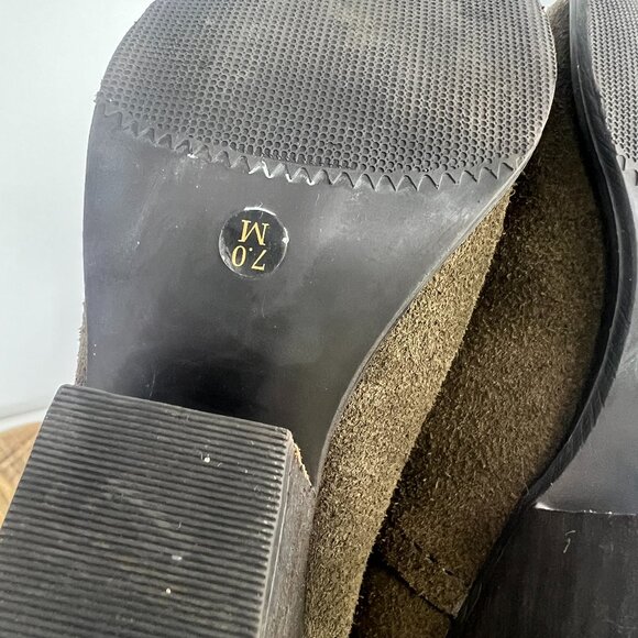 Steve Madden Adelphie Suede Boots Green - Picture 9 of 12